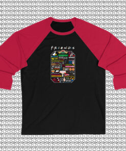 Friends Tv Show Quotes Raglan Tee