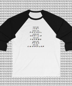 Frist Like Friends Tv Show Raglan Tee