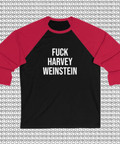 Fuck Harvey Weinstein Pink Raglan Tee