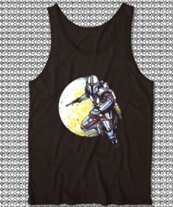 Full Moon The Mandalorian Star Wars Unisex Tank Top