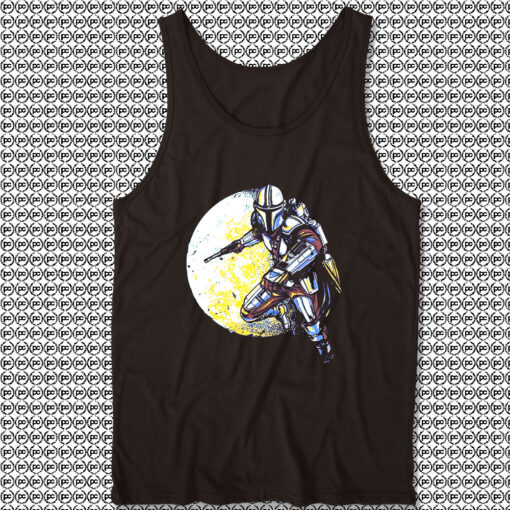 Full Moon The Mandalorian Star Wars Unisex Tank Top