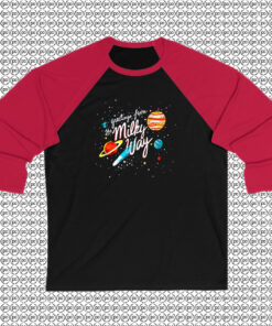 Greetings From The Milky Way Raglan Tee