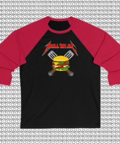 Grill Em All Truck Raglan Tee