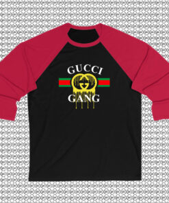 Gucci Gang Lil Pump Inspired Raglan Tee