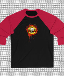 Guns N Roses Blood Raglan Tee