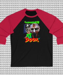 Hiphop MF Doom Vintage 90s Raglan Tee