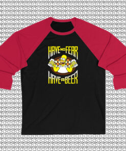 Homer Simpson Beer Raglan Tee