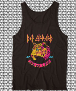 Hysteria 87 88 Tour Def Leppard Unisex Tank Top