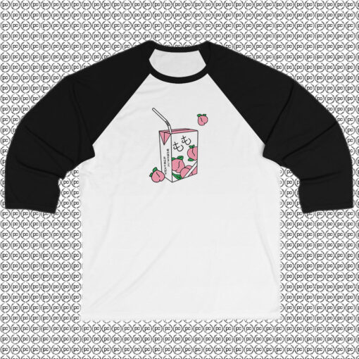 Japan Peach Kawaii Raglan Tee