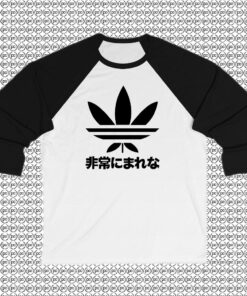 Japanese Writing Adds Raglan Tee