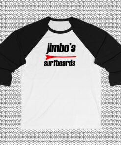 Jimbos Surfboard Raglan Tee