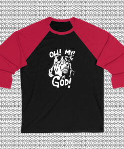 JoJos Bizarre Adventure Joseph Joestar Oh My God Raglan Tee