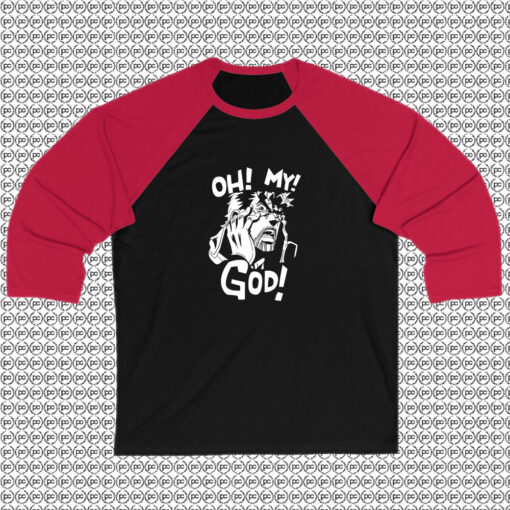 JoJos Bizarre Adventure Joseph Joestar Oh My God Raglan Tee