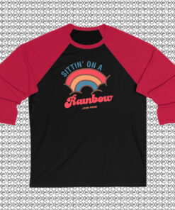 John Prine Sittin On A Rainbow In Spite Of Ourselves Raglan Tee