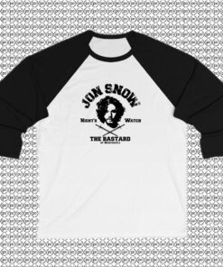 John Snow The Bastard Raglan Tee