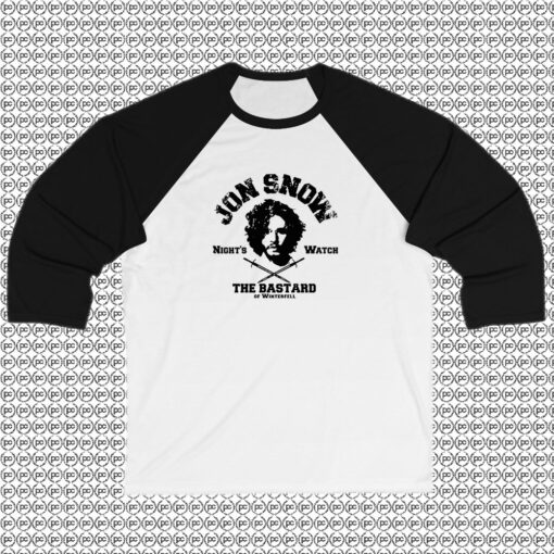 John Snow The Bastard Raglan Tee