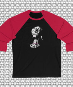 Machine Gun Kelly Hotel Diablo Head Tattoo Raglan Tee