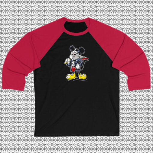 Mickey Maniac Jason Voorhees Raglan Tee