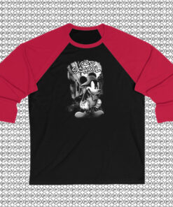 Mickey Mouse Old School Hip Hop Raglan Tee