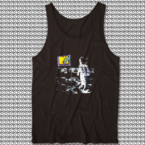 Moon Landing MTV Unisex Tank Top