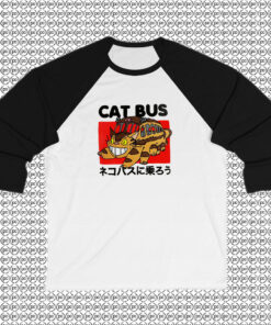 My Neighbor Totoro Cat Bus Raglan Tee