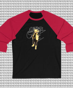 Naruto Nine Tails Nike Japanese T Shirt Raglan Tee