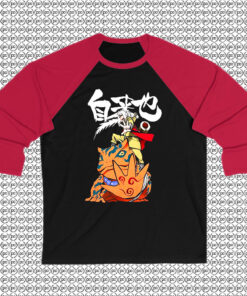 Naruto Shippuden Jiraiya Toad Sag Raglan Tee