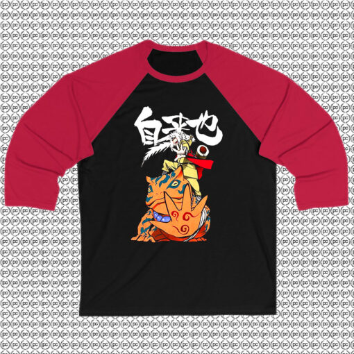 Naruto Shippuden Jiraiya Toad Sag Raglan Tee