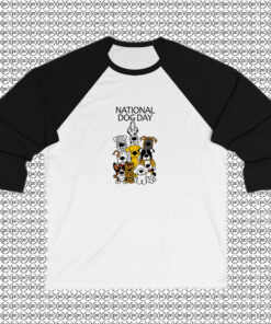 National Dog Day Raglan Tee