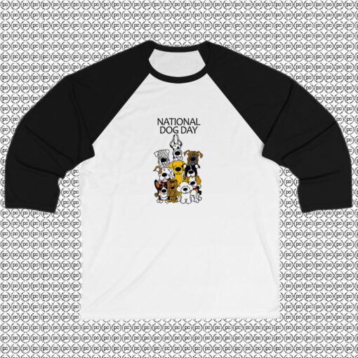 National Dog Day Raglan Tee