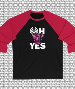 OH YES Elephants Raglan Tee