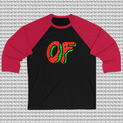 Odd Future OF Watermelon Donut Raglan Tee