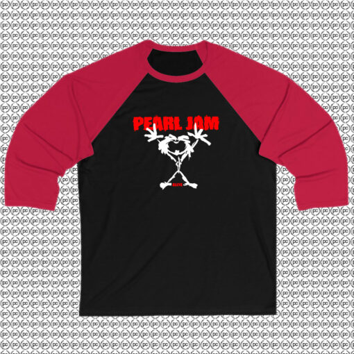 Pearl Jam Stickman Alive Raglan Tee