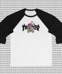 Peppa Pig Gangster Thrasher Raglan Tee