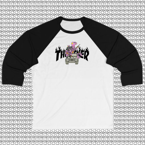 Peppa Pig Gangster Thrasher Raglan Tee