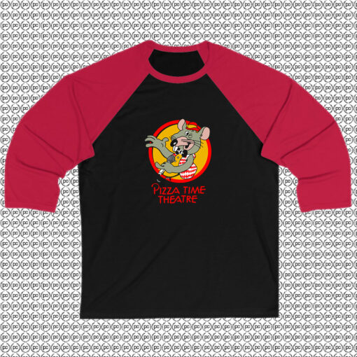 Pizza Time Theater Chuck E Cheese Raglan Tee