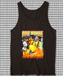 Post Malone Rockstar Bootleg Retro Unisex Tank Top