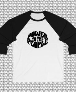 Power To The People Raglan Tee