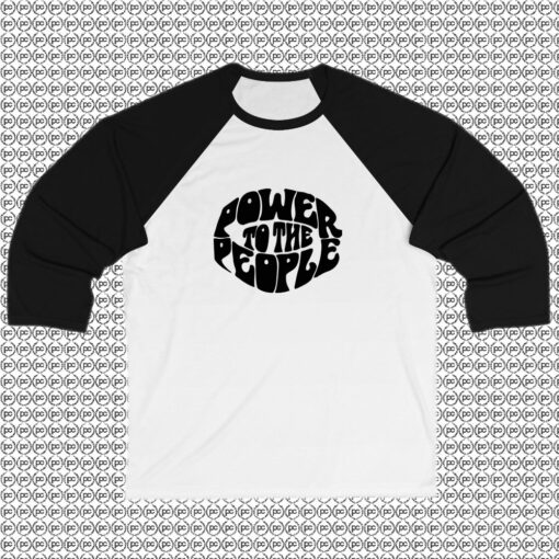 Power To The People Raglan Tee