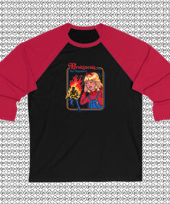 Pyrokinesis for Beginners Psychedelic Raglan Tee