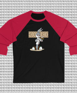 Rabbit Bugs Gucci Parody Raglan Tee