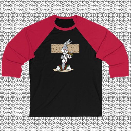 Rabbit Bugs Gucci Parody Raglan Tee