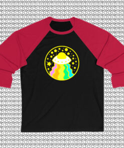 Rainbow UFO Raglan Tee