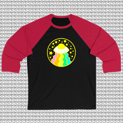 Rainbow UFO Raglan Tee