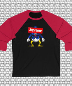 Rare Vintage Disney Supreme Donald Duck Raglan Tee