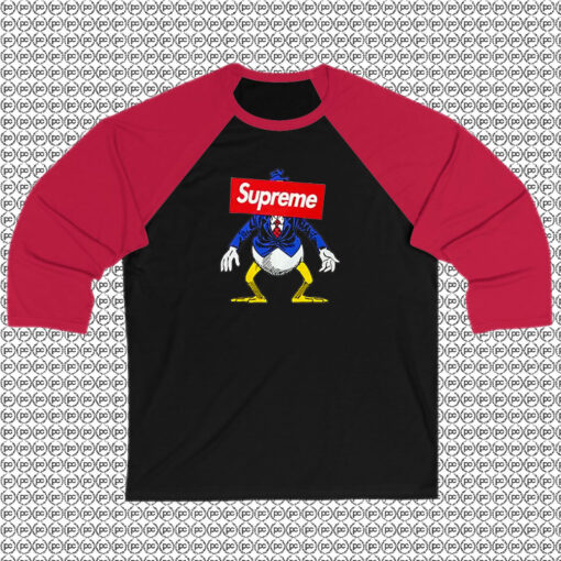 Rare Vintage Disney Supreme Donald Duck Raglan Tee