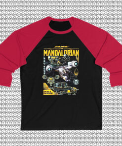 Razor Crest The Mandalorian Star Wars Raglan Tee