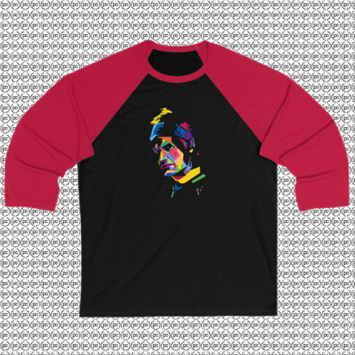 Roger Federer Art Cheap Graphic Raglan Tee