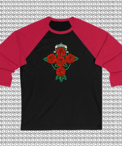 Santa Cruz Dressen Rose Kit Raglan Tee