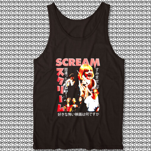 Scream Collage Boyfriend Fit Girls Unisex Tank Top